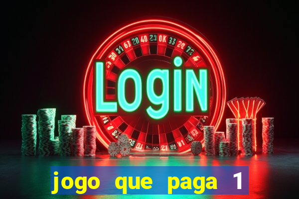 jogo que paga 1 real no pix